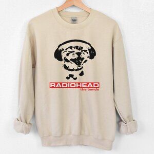 Vintage 90s Radiohead The Bends Sweatshirt Radiohead Band Shirt Rock Music Merch